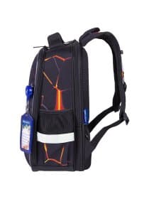 Ранец BRAUBERG FIT, 2 отделения, "Лава", 38х27х14 см, 270617
