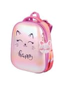 Ранец BRAUBERG SHINY, 2 отделения, с брелоком, "Счастливый кот", 38х28х14 см, 270697