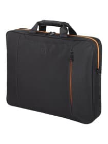 Сумка портфель BRAUBERG OFFICE с отделением для ноутбука 17,3", черная, 34х44х6 см, 270826