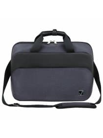 Сумка портфель BRAUBERG MODERN с отделением для ноутбука 15-16", откидная крышка, серая, 29х42х11 см, 270828
