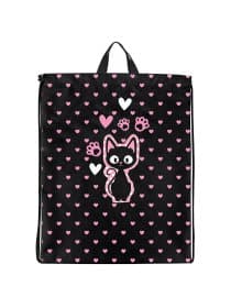 Мешок для обуви BRAUBERG KIDS, с петлей, 42х34 см, "Нежный котик", 271629