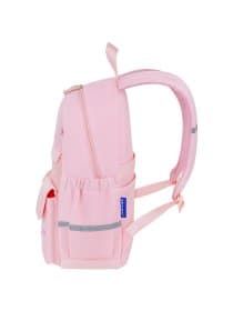 Рюкзак BRAUBERG PASTEL с термонашивками в комплекте, "Anime kitten", персиковый, 40х29х14 см, 272065