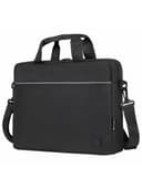 Сумка портфель BRAUBERG PRACTICAL с отделением для ноутбука 15,6", Grey line, черная, 29х40х7 см, 272604