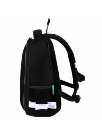 Ранец BRAUBERG KIDS START, 1 отделение, 2 кармана, "Темная машина", 35х26х13 см, 273151