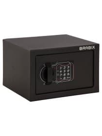 Сейф мебельный BRABIX "SF-170EL", 170х260х230 мм, электронный замок, черный, 291143, S103BR210614