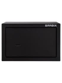 Сейф мебельный BRABIX "SF-200KL", 200х310х200 мм, ключевой замок, черный, 291144, S103BR211114