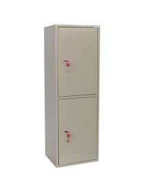 Шкаф металлический для документов BRABIX "KBS-023Т", 1253х420х350 мм, 27,5 кг, 2 отделения, сварной, 291155