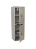 Шкаф металлический для документов BRABIX "KBS-023Т", 1253х420х350 мм, 27,5 кг, 2 отделения, сварной, 291155