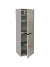 Шкаф металлический для документов BRABIX "KBS-023Т", 1253х420х350 мм, 27,5 кг, 2 отделения, сварной, 291155