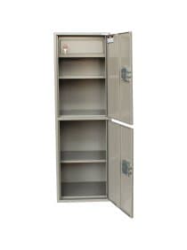 Шкаф металлический для документов BRABIX "KBS-023Т", 1253х420х350 мм, 27,5 кг, 2 отделения, сварной, 291155