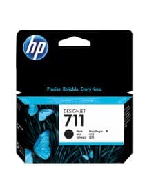 Картридж струйный для плоттера HP (CZ129A) DesignJet T120/T520, №711, черный, оригинальный