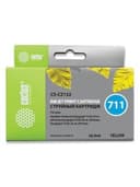 Картридж струйный CACTUS (CS-CZ132) для плоттеров HP DesignJet T120/T520, желтый