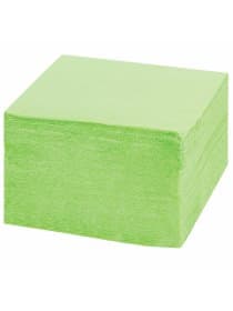 Салфетки бумажные 100 штук, 24х24 см, LAIMA, зелёные (пастельный цвет), 100% целлюлоза, 111791