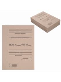 Крышки переплетные картонные А4 305х220 мм, КОМПЛЕКТ 100 шт. (обложка "Дело" - 50 шт., задник - 50 шт.), 112163