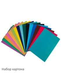 Набор картона и бумаги А4 мелованные (картон 16 л. 16 цветов, бумага 16 л. 16 цветов), BRAUBERG, 113566