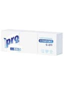 Салфетки бумажные 500 шт., 23х23 см, PROtissue COMFORT, "Big Pack", белые, КОМПЛЕКТ 10 пачек, С211