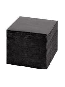 Салфетки бумажные 400 шт., 24х24 см, "Big Pack", черные, 100% целлюлоза, LAIMA, 115401