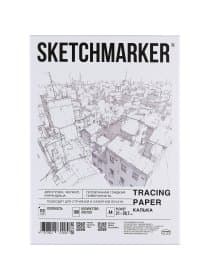 Калька А4 для печати и творчества, 110 г/м2, 100 листов, SKETCHMARKER, SM17120