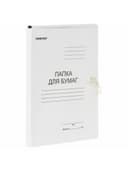 Папка для бумаг с завязками картонная ОФИСМАГ, гарантированная плотность 280 г/м2, до 200 листов, 124569