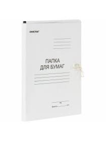 Папка для бумаг с завязками картонная ОФИСМАГ, гарантированная плотность 280 г/м2, до 200 листов, 124569