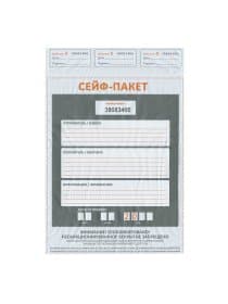 Сейф-пакеты полиэтиленовые (243х320+40 мм), до 100 листов формата А4, КОМПЛЕКТ 100 шт., индивидуальный номер