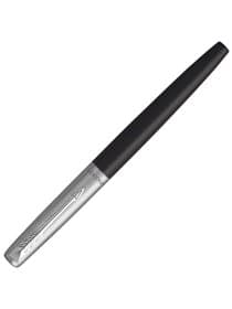 Ручка перьевая PARKER "Jotter Bond Street Black CT", черный, детали нержавеющая сталь, синяя, 2030947