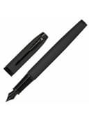 Ручка перьевая PARKER "IM Achromatic Black BT", черный матовый, нержавеющая сталь, синяя, 2127741