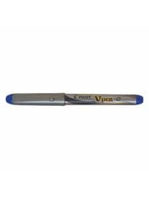 Ручка перьевая PILOT V-Pen, СИНЯЯ, корпус серый, линия письма 0,58 мм, SVP-4M L