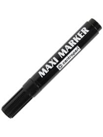 Маркер перманентный универсальный ЧЕРНЫЙ CENTROPEN "Maxi Marker", 2-4 мм, 8936, 5 8936 0112