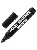 Маркер перманентный универсальный ЧЕРНЫЙ CENTROPEN "Maxi Marker", 2-4 мм, 8936, 5 8936 0112