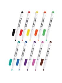 Маркеры для ткани 10 ЦВЕТОВ CENTROPEN "Textile Marker", круглый наконечник, 1,8 мм, 2739/10, 5 2739 1001