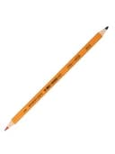 Карандаш двухцветный КРАСНО-СИНИЙ, KOH-I-NOOR, 1 шт., шестигранный, грифель 3,2 мм, натуральное дерево, 3433, 34330EG013KS