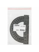 Транспортир 10 см, 180 градусов, металлический, ПИФАГОР, 210637