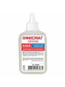 Клей канцелярский силикатный ОФИСМАГ (для бумаги, картона) 110 г, 224600