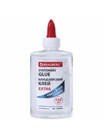 Клей канцелярский EXTRA BRAUBERG, 150 мл, с дозатором, 228406