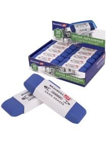 Ластик BRAUBERG ART CLASSIC "SAND ERASER", 52х14х10 мм, АБРАЗИВНЫЙ ДЛЯ РУЧКИ И КАРАНДАША, 229579