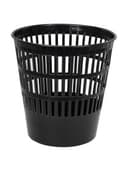 Корзина для бумаг БОЛЬШАЯ, 16 л, сетчатая, черная, BRAUBERG-MAXI, 231165