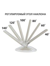 Демосистема настольная на 10 панелей, с 10 цветными панелями А4, серая, BRAUBERG "EXTRA", 236715