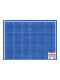 Коврик (мат) для резки BRAUBERG EXTRA 5-слойный, А2 (600х450 мм), двусторонний, толщина 3 мм, синий, 237176