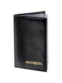 Обложка для автодокументов STAFF "Profit", экокожа, "DOCUMENTS", черная, 237181
