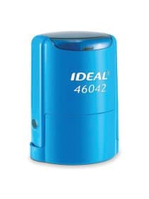 Оснастка для печатей оттиск D=42 мм, синий, TRODAT IDEAL 46042 P2, корпус синий, с крышкой, подушка, 125310