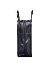 Портфель "Карьера", 36х31х7 см, искусственная кожа, 2 отделения, на молнии, черный, 162