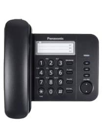 Телефон PANASONIC KX-TS2352RUB, черный, память 3 номера, повторный набор, тональный / импульсный режим, индикатор вызова