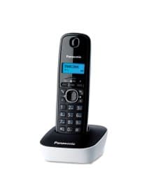 Радиотелефон PANASONIC KX-TG1611RUW, память 50 номеров, АОН, повтор, часы/будильник, белый