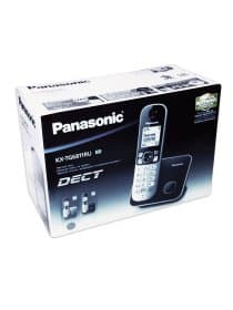 Радиотелефон PANASONIC KX-TG6811RUM, память 50 номеров, АОН, повтор, спикерфон, полифония, 10-100 м, серый