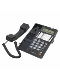 Телефон RITMIX RT-495 black, АОН, спикерфон, память 60 номеров, тональный / импульсный режим, черный, 80002152