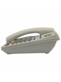 Телефон RITMIX RT-550 white, АОН, спикерфон, память 100 номеров, тональный / импульсный режим, белый, 80002154