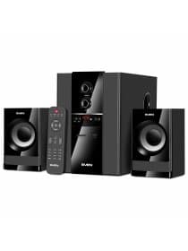 Колонки компьютерные SVEN MS-1821, 2.1, 44 Вт, Bluetooth, FM, USB, SD, черные, SV-020, SV-020774
