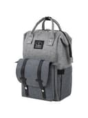 Рюкзак для мамы BRAUBERG MOMMY, крепления для коляски, термокарманы, серый, 41x24x17 см, 270818