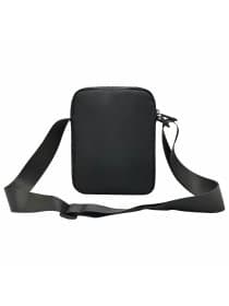 Сумка на плечо HEIKKI COMPACT (ХЕЙКИ) с карманом, черная, 20х16х5 см, 272632